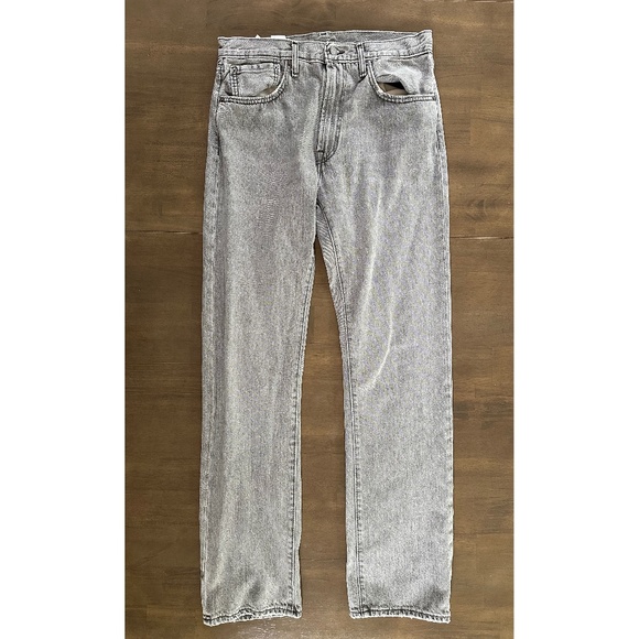 Levi's Premium 551 Z Straight Men's Jeans Gray 34 Waist 100% Cotton - Picture 1 of 10